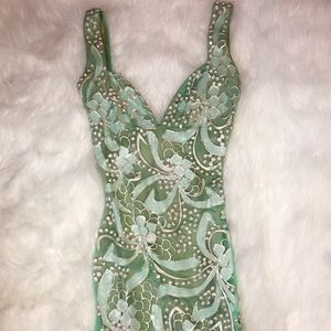 HOLT Hand-Painted Mini Dress